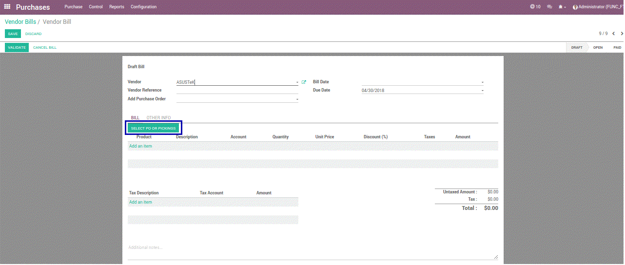 Odoo text and image block