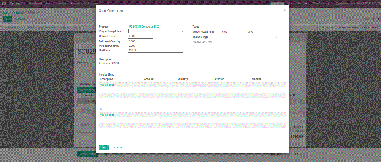 Odoo text and image block